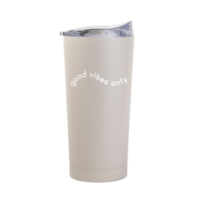 Just a Girl Good Vibes Only 20oz Powder Coat Tumbler