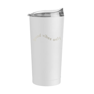 Just a Girl Good Vibes Only 20oz Powder Coat Tumbler