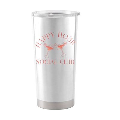 Just A Girl Happy Hour 20oz Powder Coat Tumbler