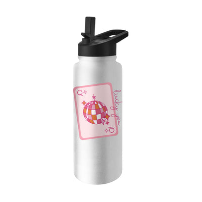 Just A Girl 34oz Lucky You Card Quencher Bottle