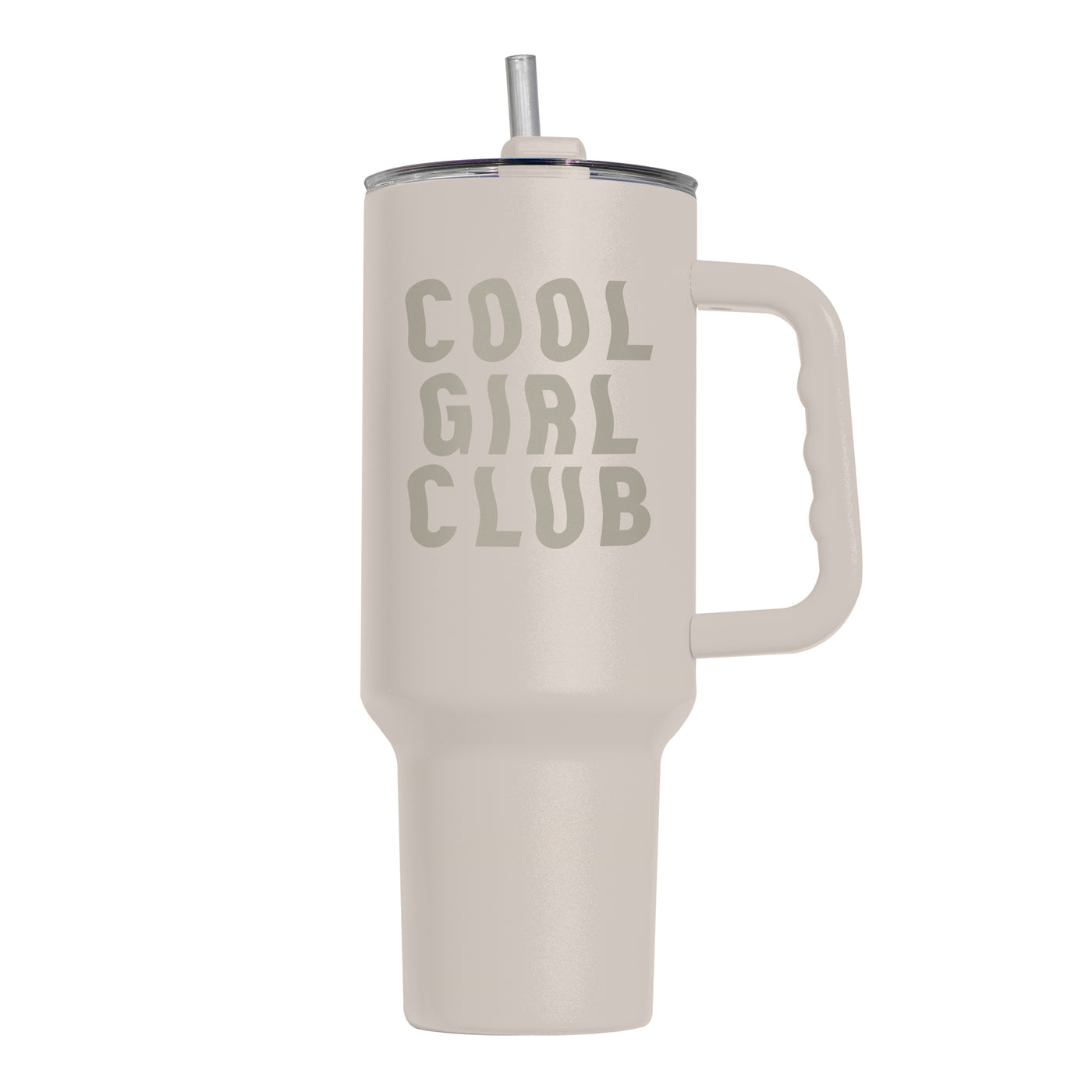 Just a Girl Cool Girl Cub 40oz Powder Coat Tumbler