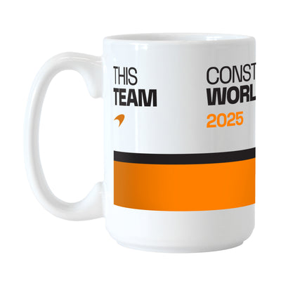 2025 McLaren Constructors Championship Sublimated Full Wrap Mug