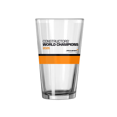 2025 McLaren Constructors Championship Full Wrap Pint Glass