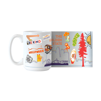 State of California 15oz Native Sublimated Mug