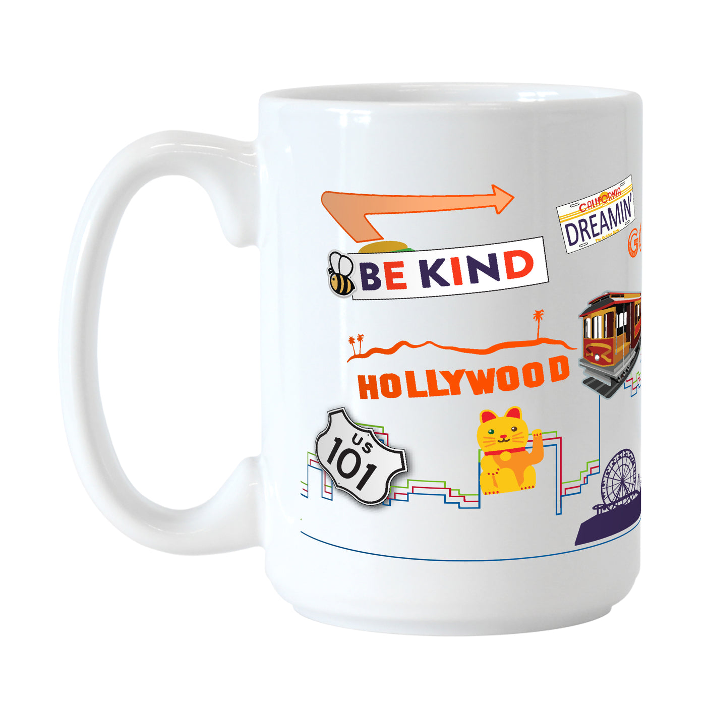 State of California 15oz Native Sublimated Mug