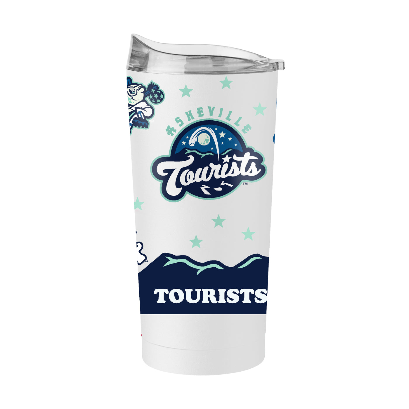 Asheville Tourists 20oz Native Powder Coat Tumbler