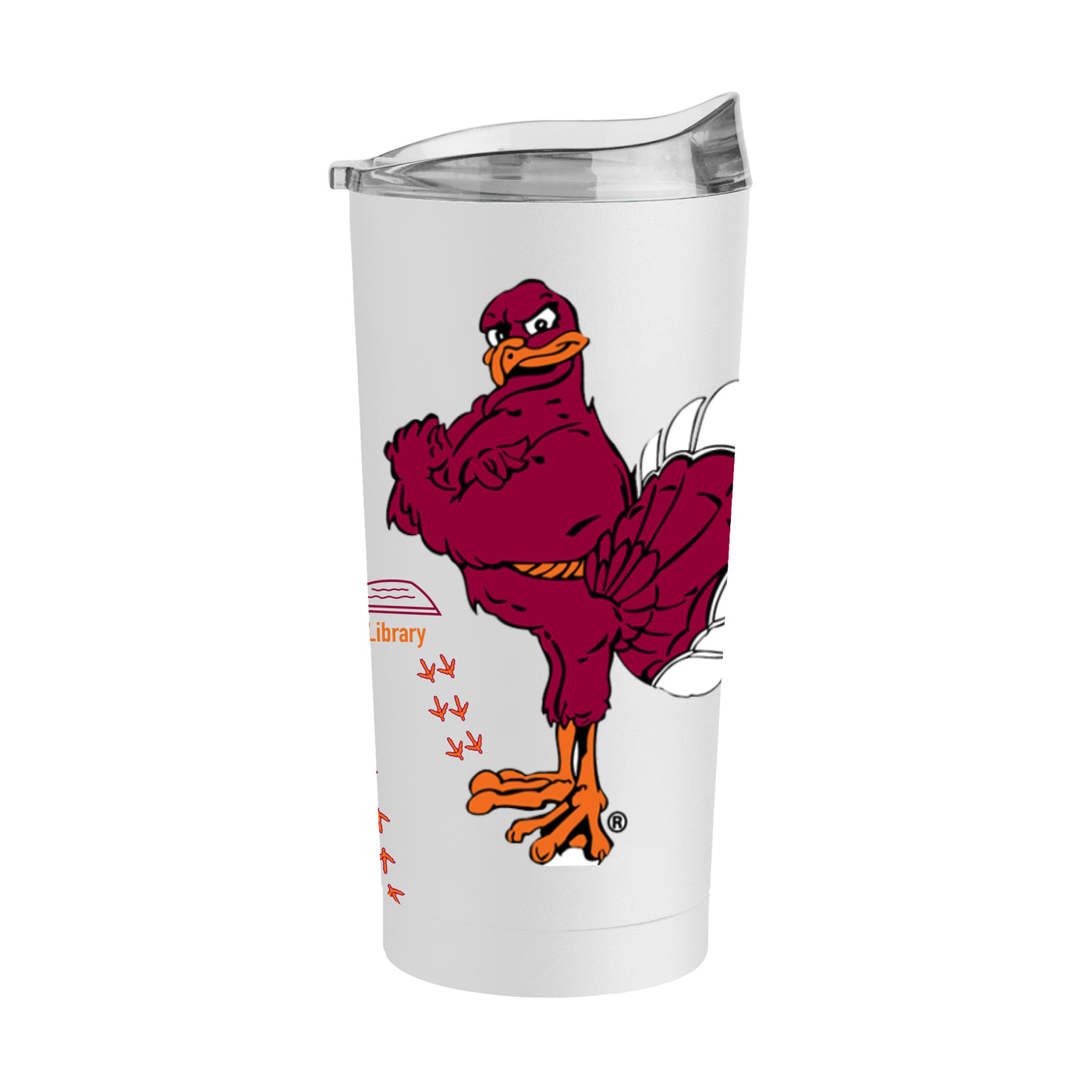 Virginia Tech Custom Art 2024 20oz Powder Coat Tumbler