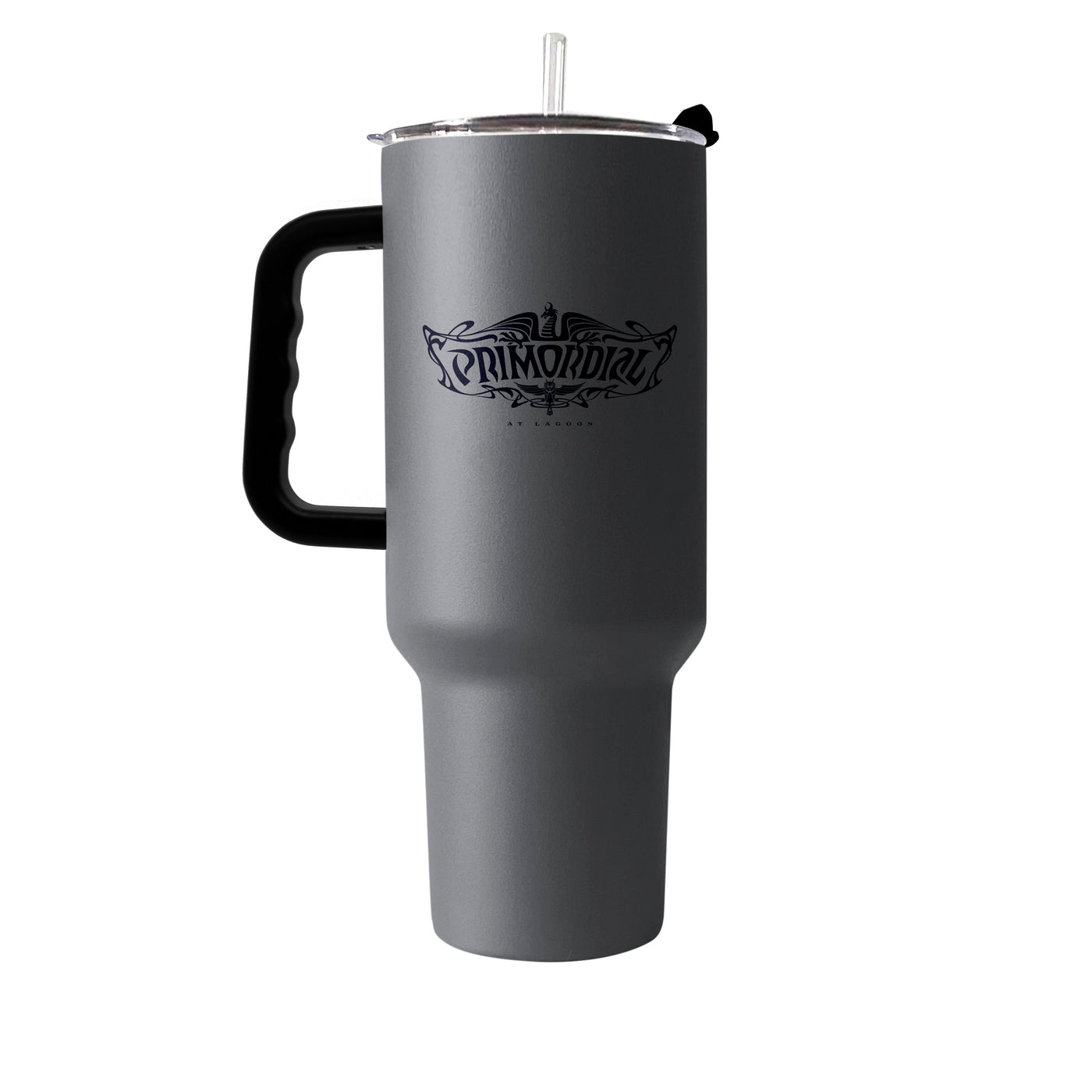Lagoon Amusement Park Charcoal 40oz Powder Coat Tumbler