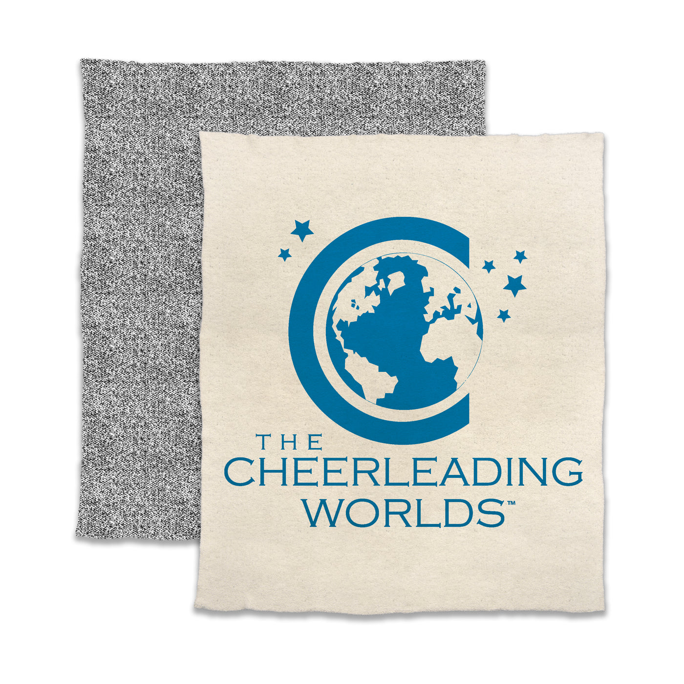 Varsity Worlds Logo Luxe Dreams Throw