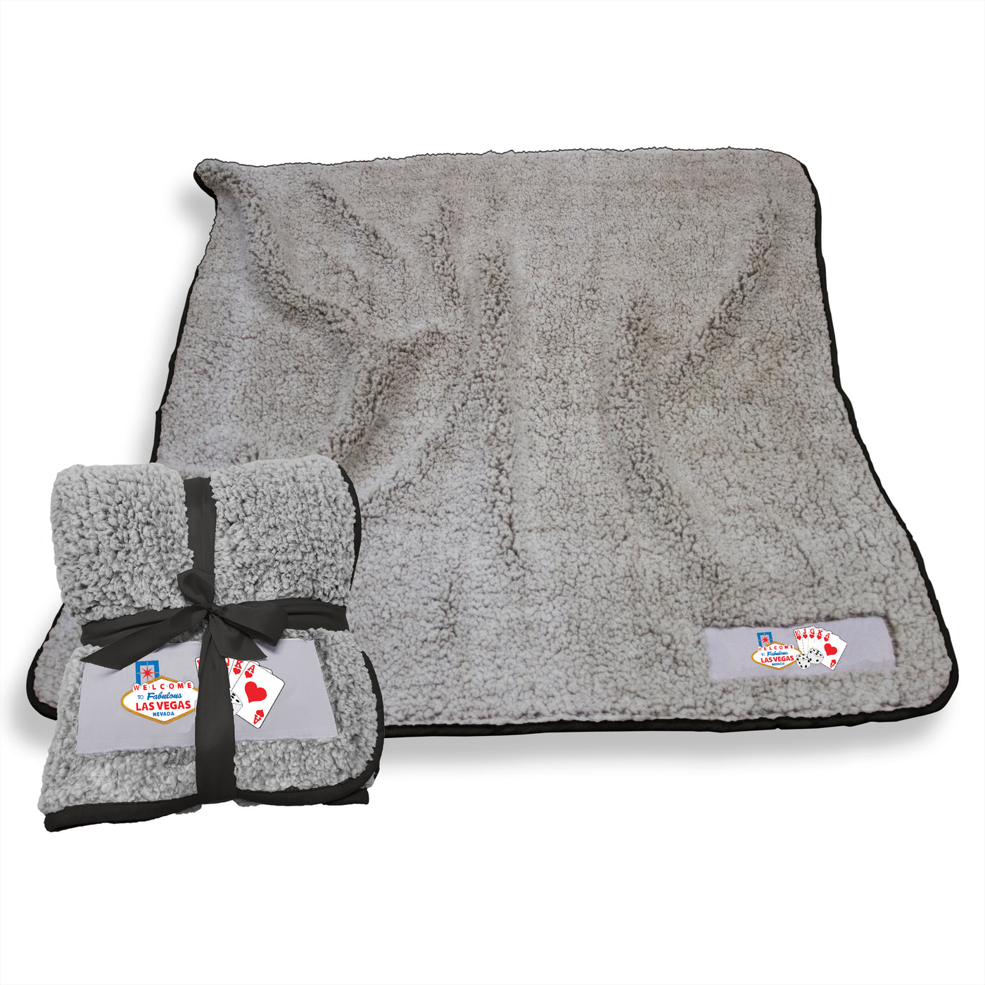 Las Vegas Souvenir Black Frosty Fleece