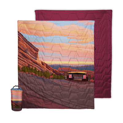 Red Rocks Park and Ampitheatre Journey Blanket 60x70