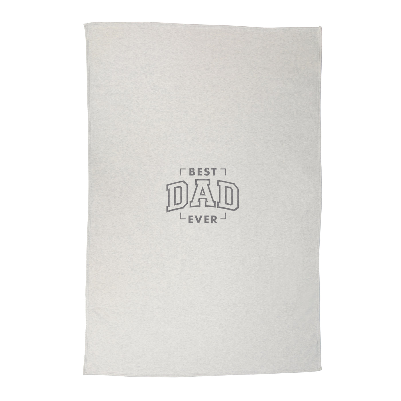 Father's Day Best Dad Ever Sublimated Sweatshirt Blanket
