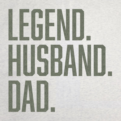 Father's Day Legend Husband Dad Sublimated Sweatshirt Blanket