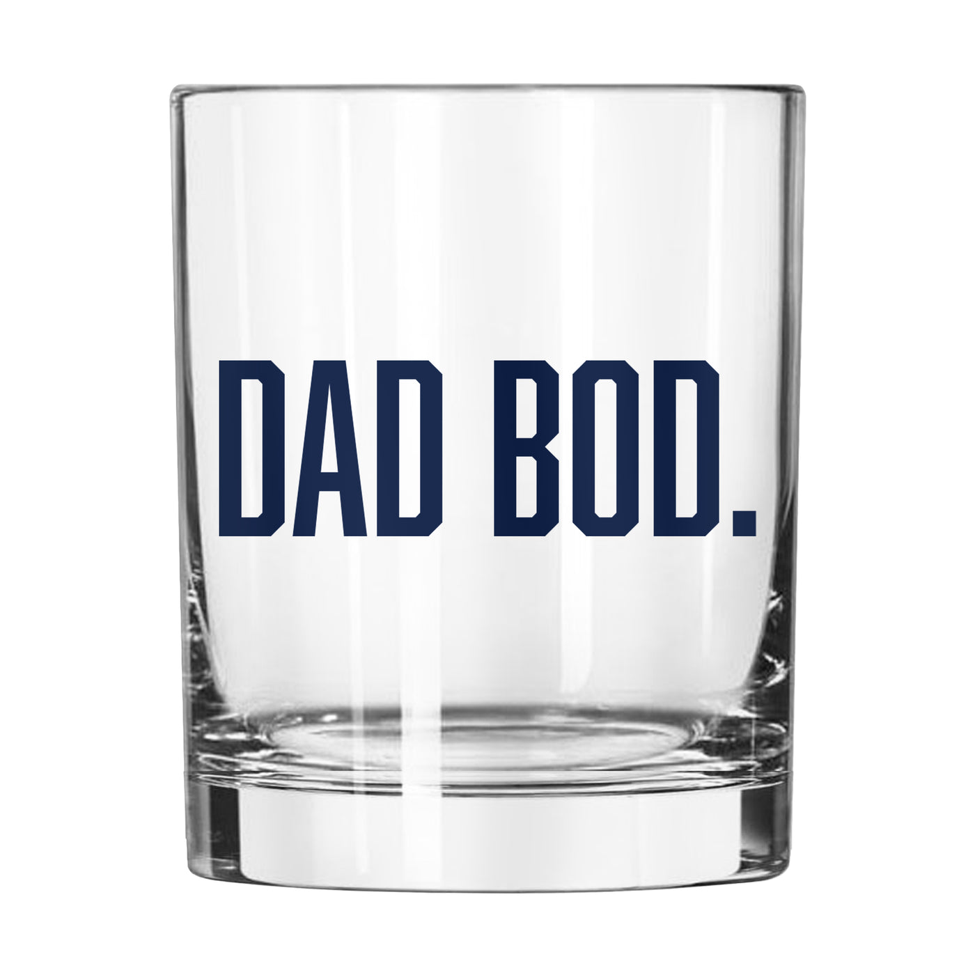 Father's Day Dad Bod 14oz Rocks Glass