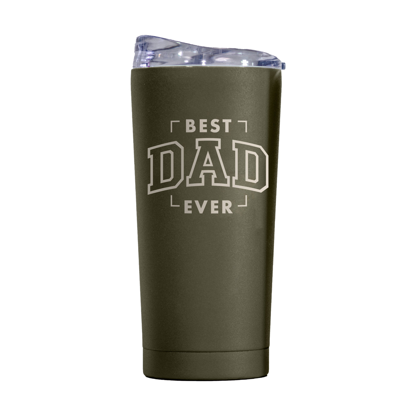 Father's Day Best Dad Ever 20oz Powder Coat Tumbler
