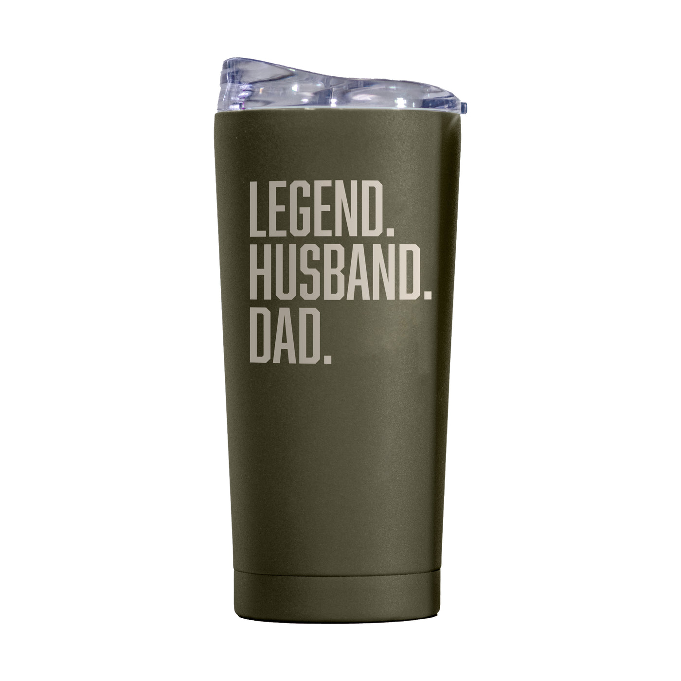 Father's Day Legend Husband Dad 20oz Powder Coat Tumbler
