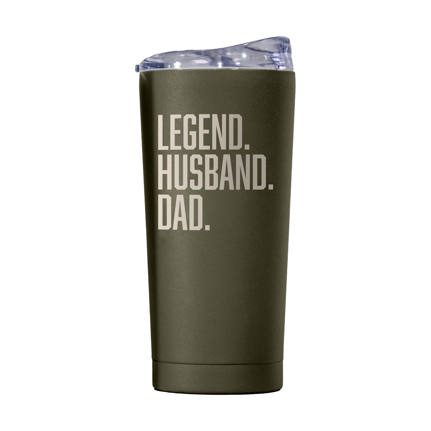 Father's Day Legend Husband Dad 20oz Powder Coat Tumbler
