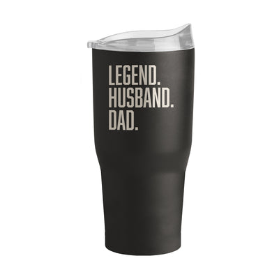 Father's Day Legend Husband Dad 30oz Powder Coat Tumbler