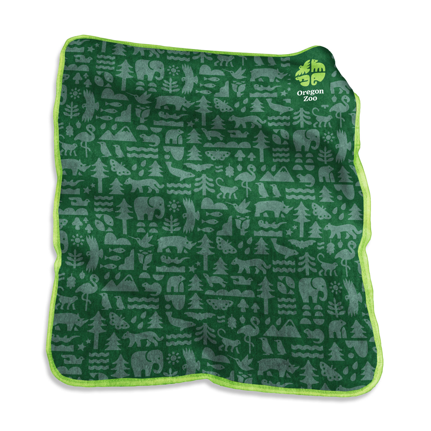 Oregon Zoo Raschel Throw