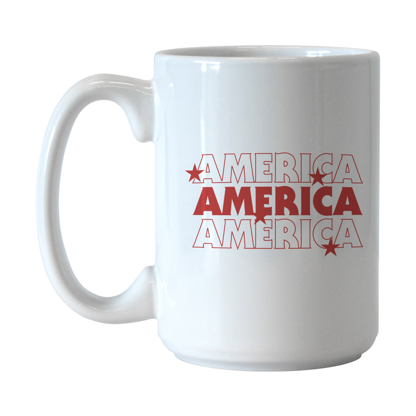 4th of July 15oz America Repeating Sublimated Mug