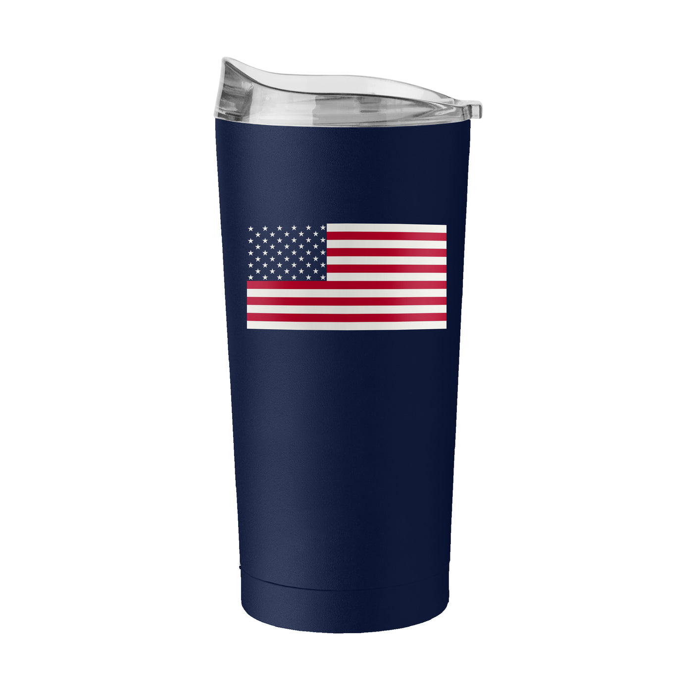 4th of July 20oz Navy American Flag Powder Coat Tumbler