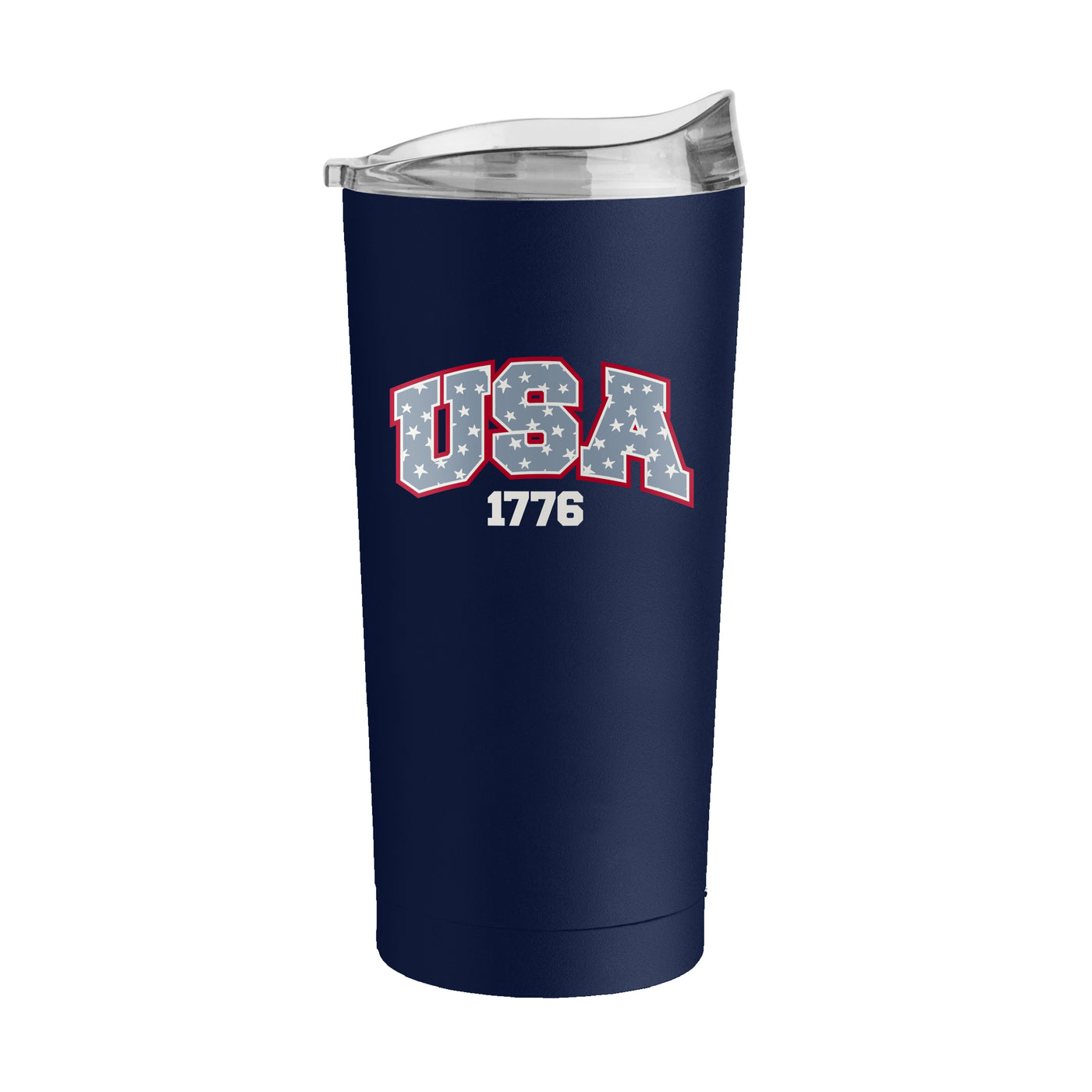 4th of July 20oz Navy USA Powder Coat Tumbler