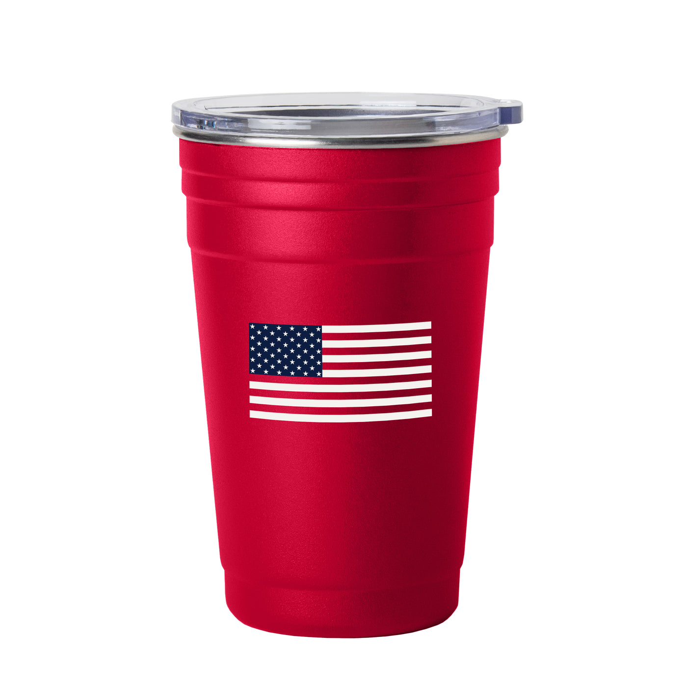 4th of July 22oz Red American Flag Stainless Cup