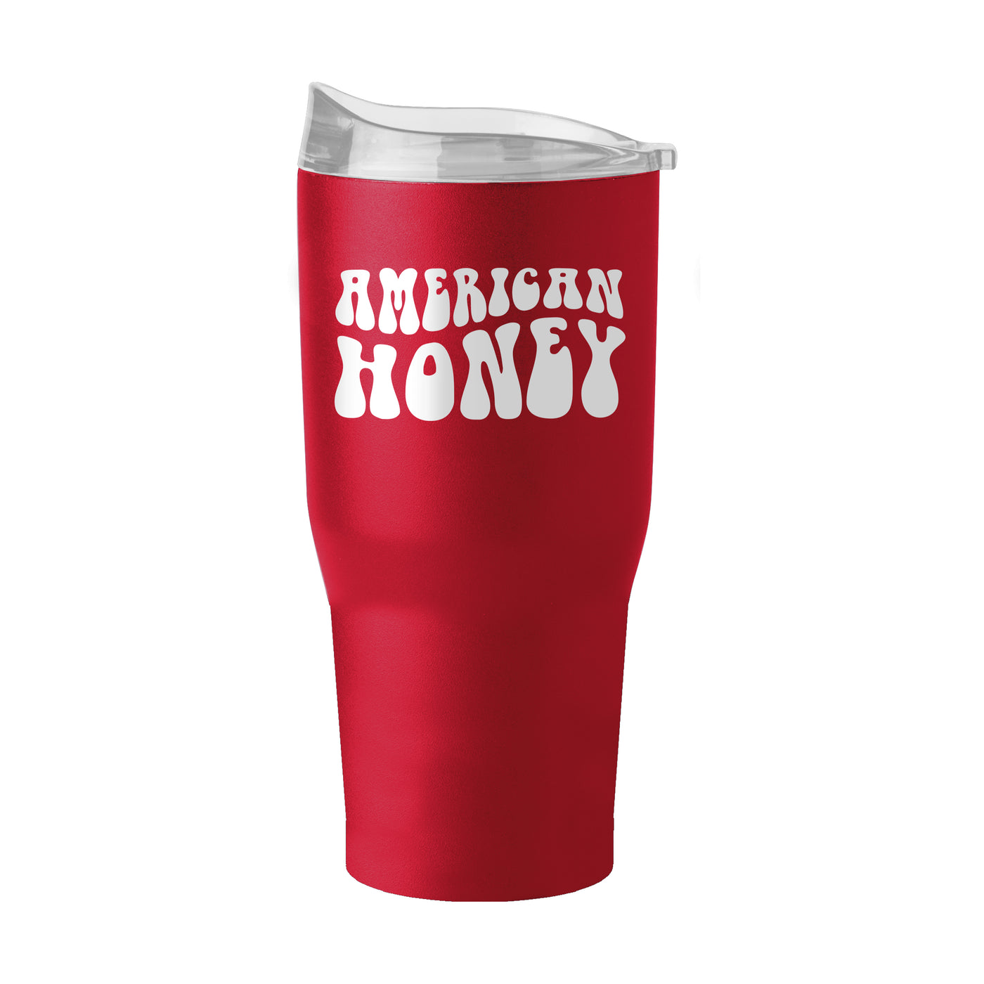 4th of July 30oz Red America Honey Powder Coat Tumbler