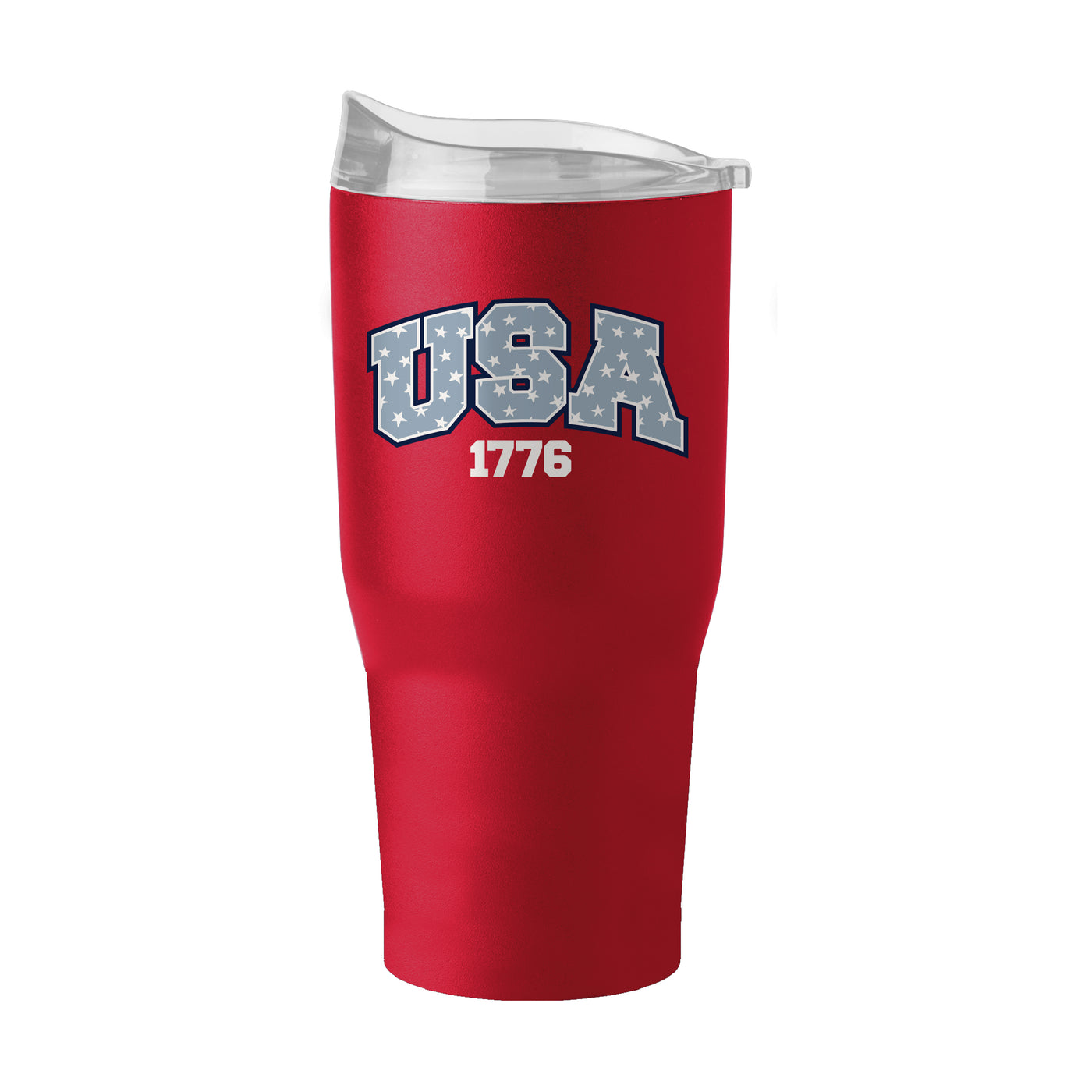 4th of July 30oz Red USA Powder Coat Tumbler