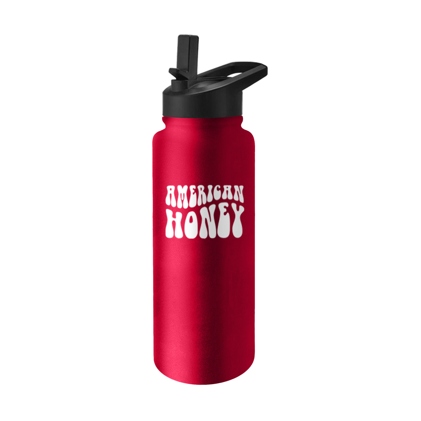 4th of July 34oz Red America Honey Quencher Bottle