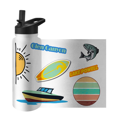 Lake Powell 34oz Native Quencher Bottle