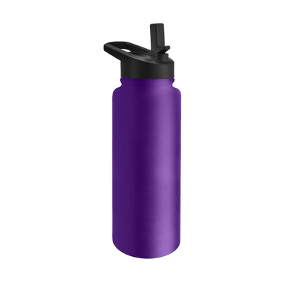 Mardi Gras Mask Purple 34oz Quencher Bottle