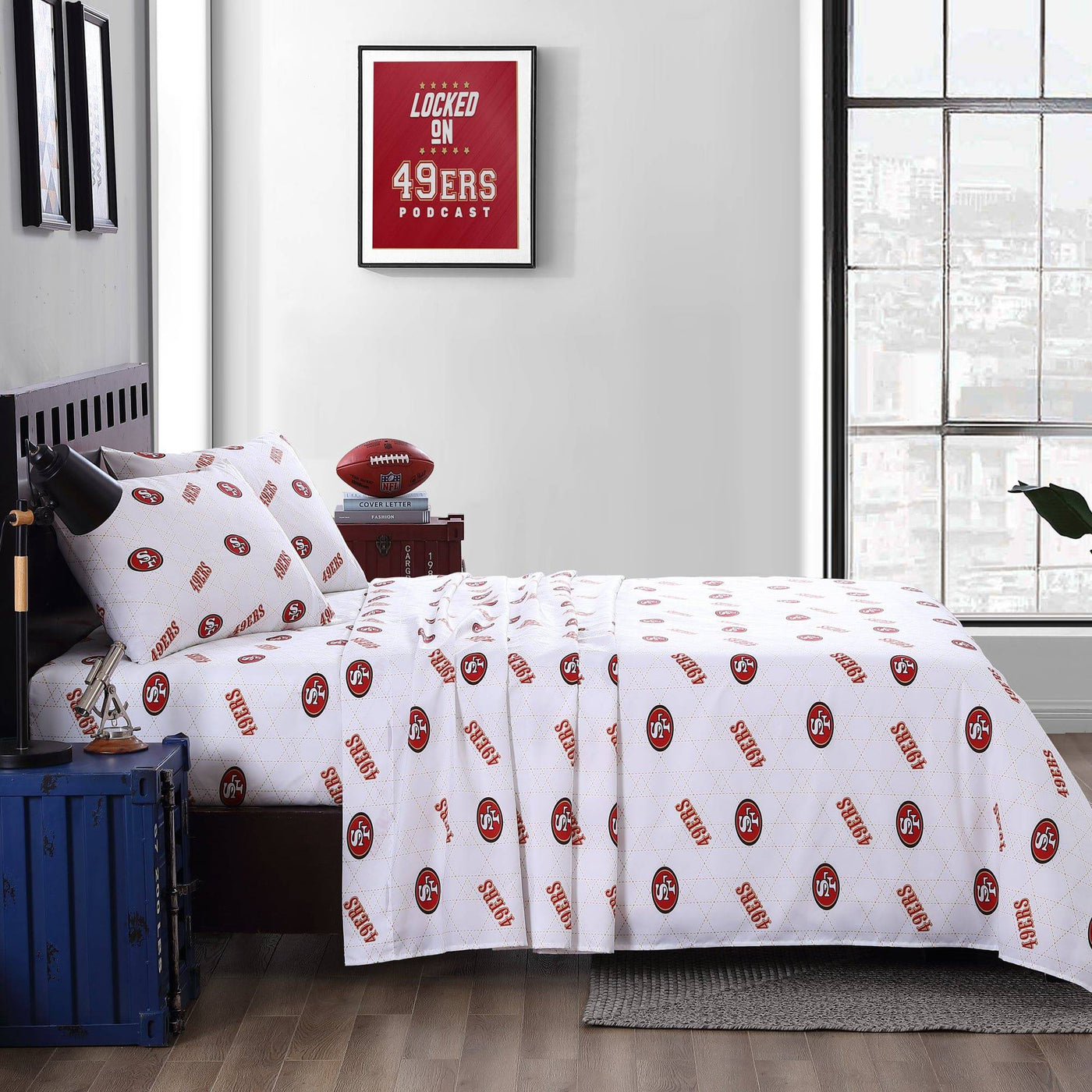 San Francisco 49ers Command Sheet Set Full - Logo Brands