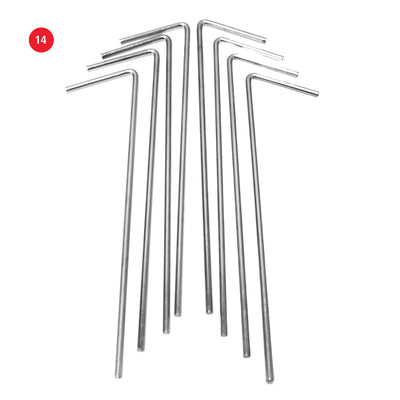 Frames Part #14 - Canopy Stakes and Tie Downs - Logo Brands