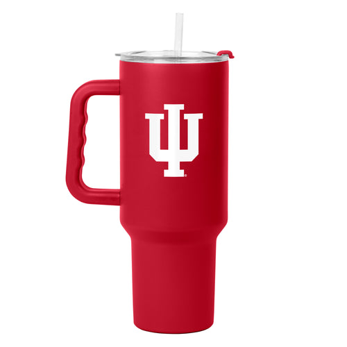 Indiana 40oz Flipside Powder Coat Tumbler by Logo Brands, durable drinkware with a colorful powder-coated finish.