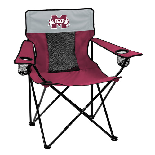 Mississippi State Elite Chair by Logo Brands, comfortable sports-themed furniture with the university logo and branding.