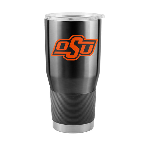 Oklahoma State 30oz Gameday stainless steel tumbler with logo branding, features a durable drinkware design for fans.
