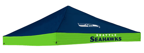 Seattle Seahawks Economy Canopy Top shelter with team logo, lightweight and portable for outdoor events and tailgating.