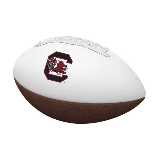 South Carolina Mini Autograph Football by Logo Brands with team logo and space for player autograph, perfect for fans.