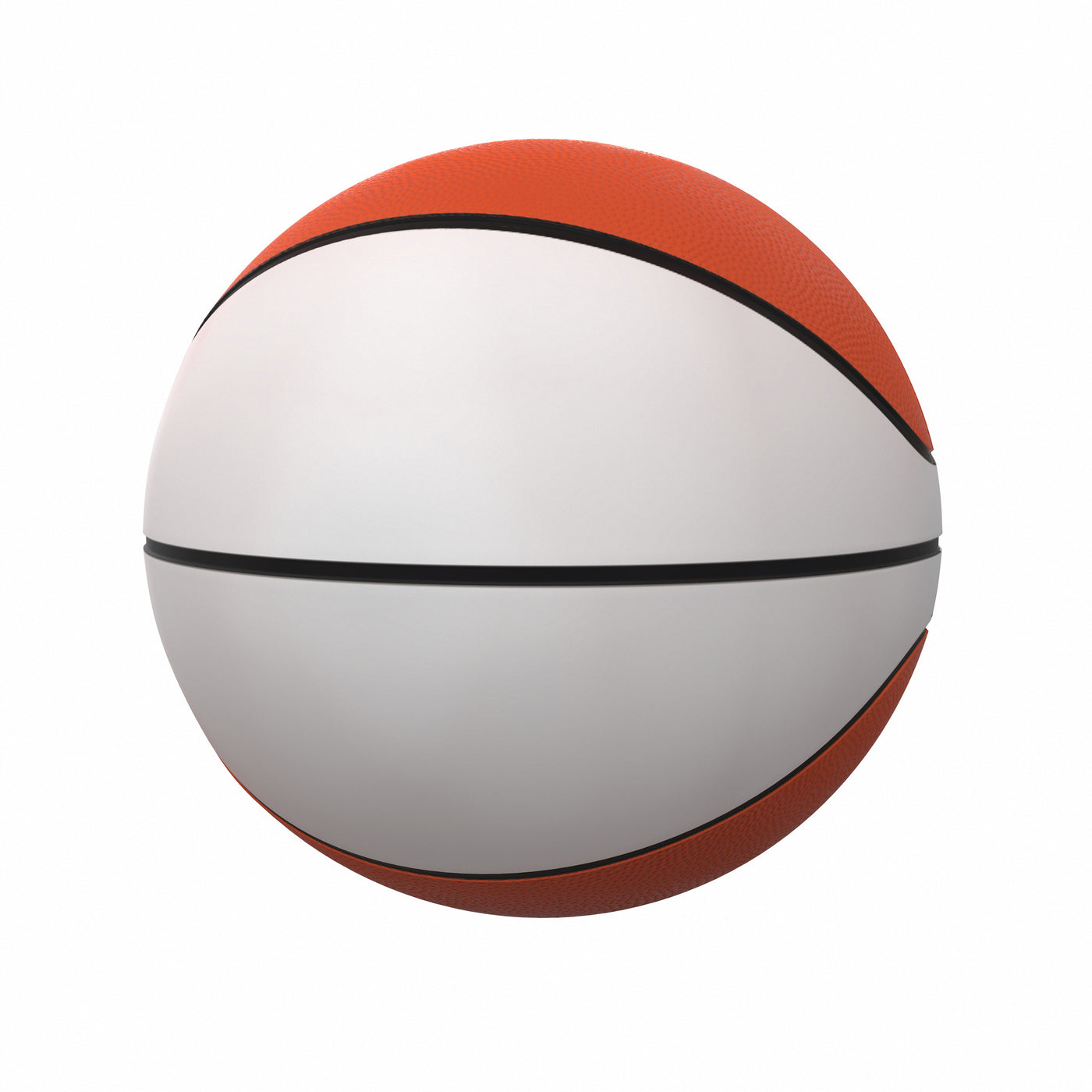 Plain Orange Full-Size Autograph Basketball - Logo Brands