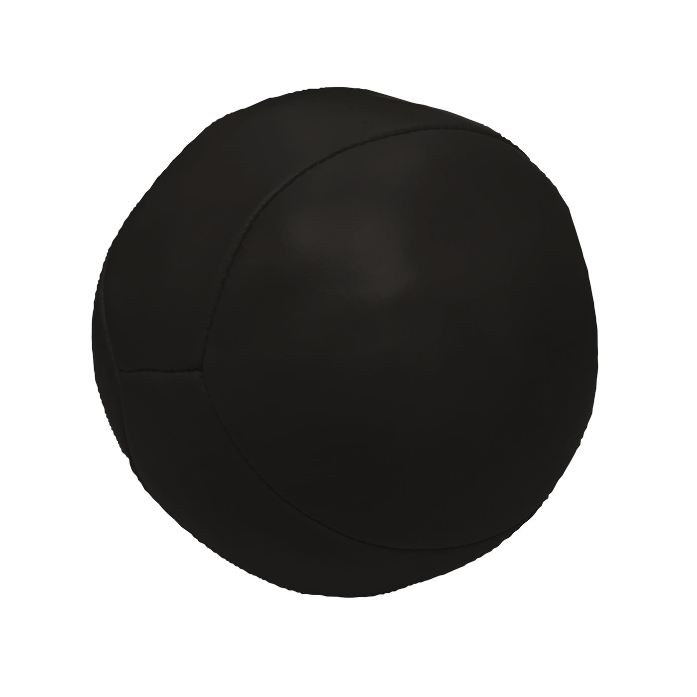 Plain Black 4in Micro Soft Basketball
