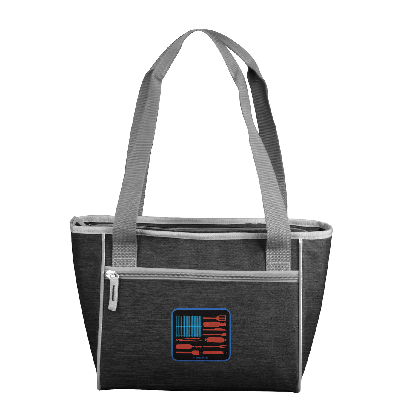 BBQ Flag 16 Can Cooler Tote