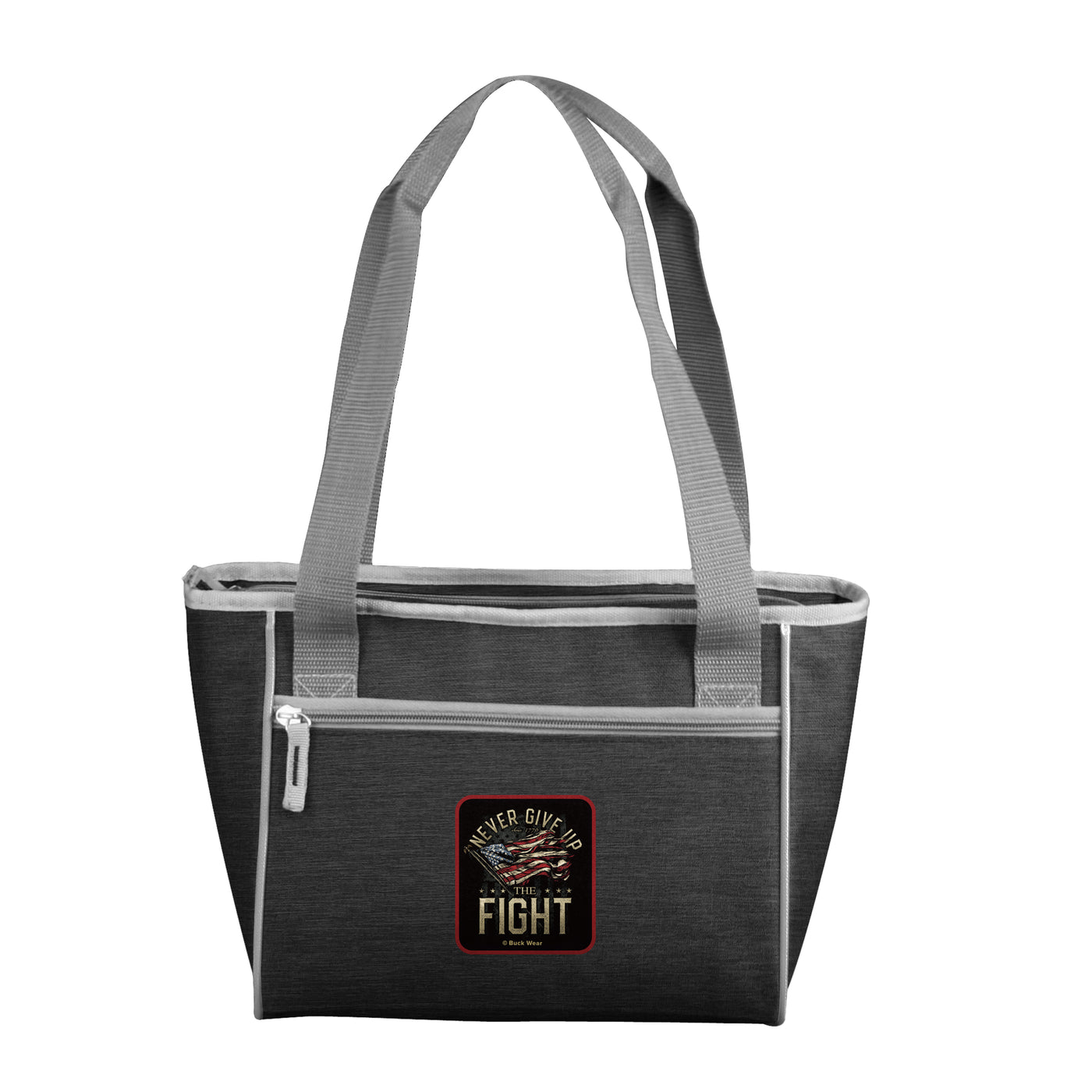 Never Give Up 16 Can Cooler Tote