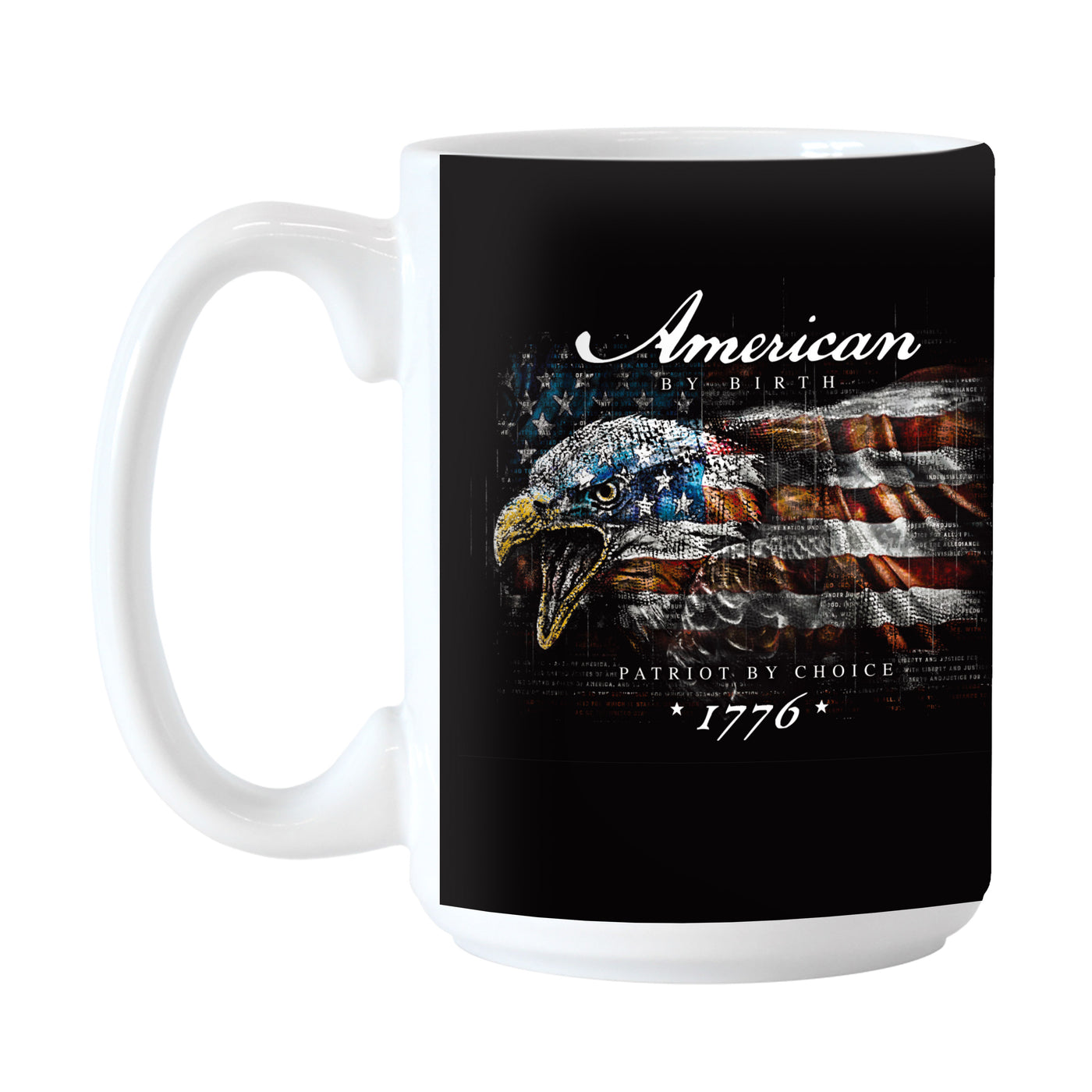 American by Birth Eagle 15oz Sublimated Mug
