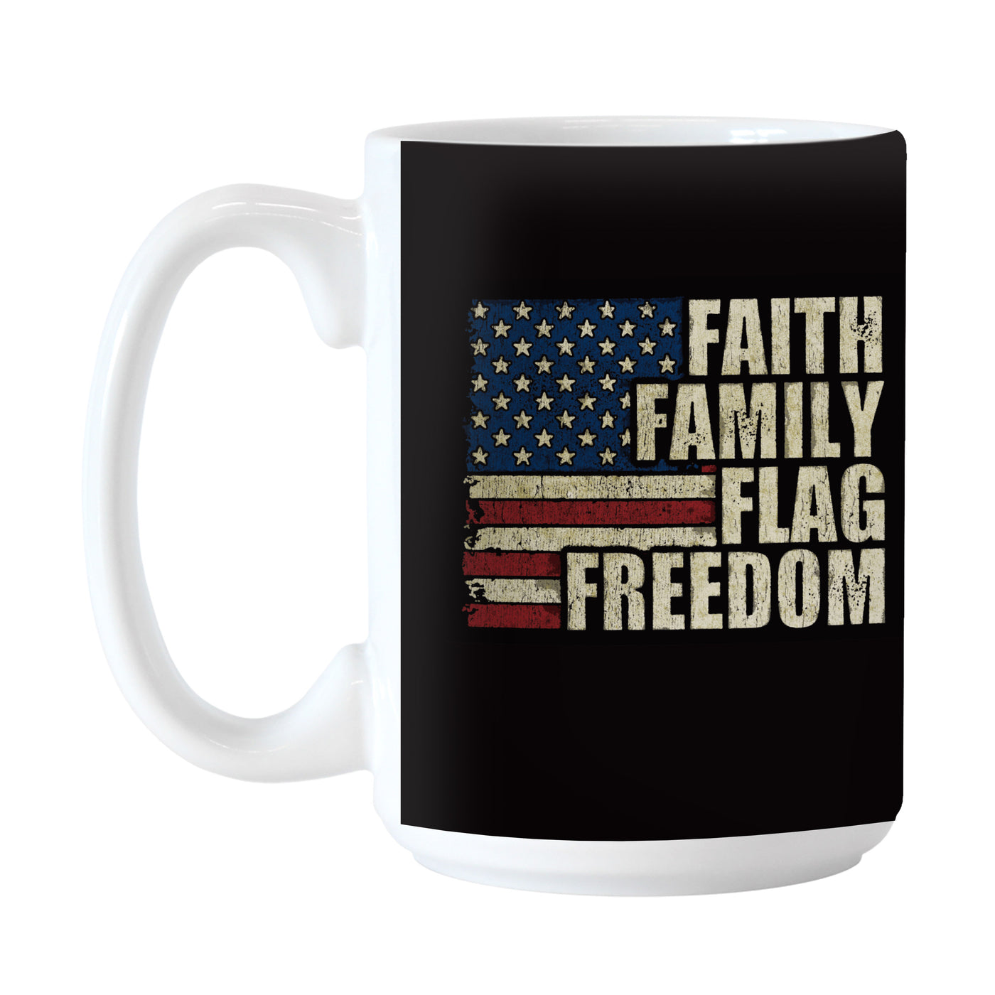 Freedom Flag 15oz Sublimated Mug