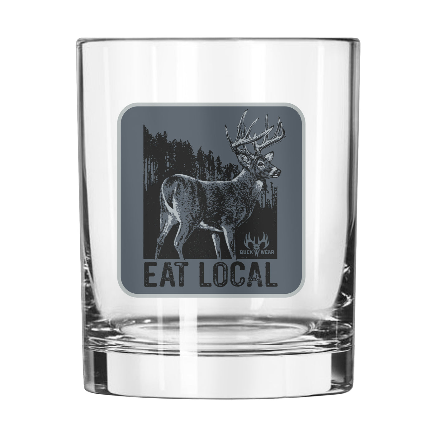 Eat Local 14oz Rocks Glass