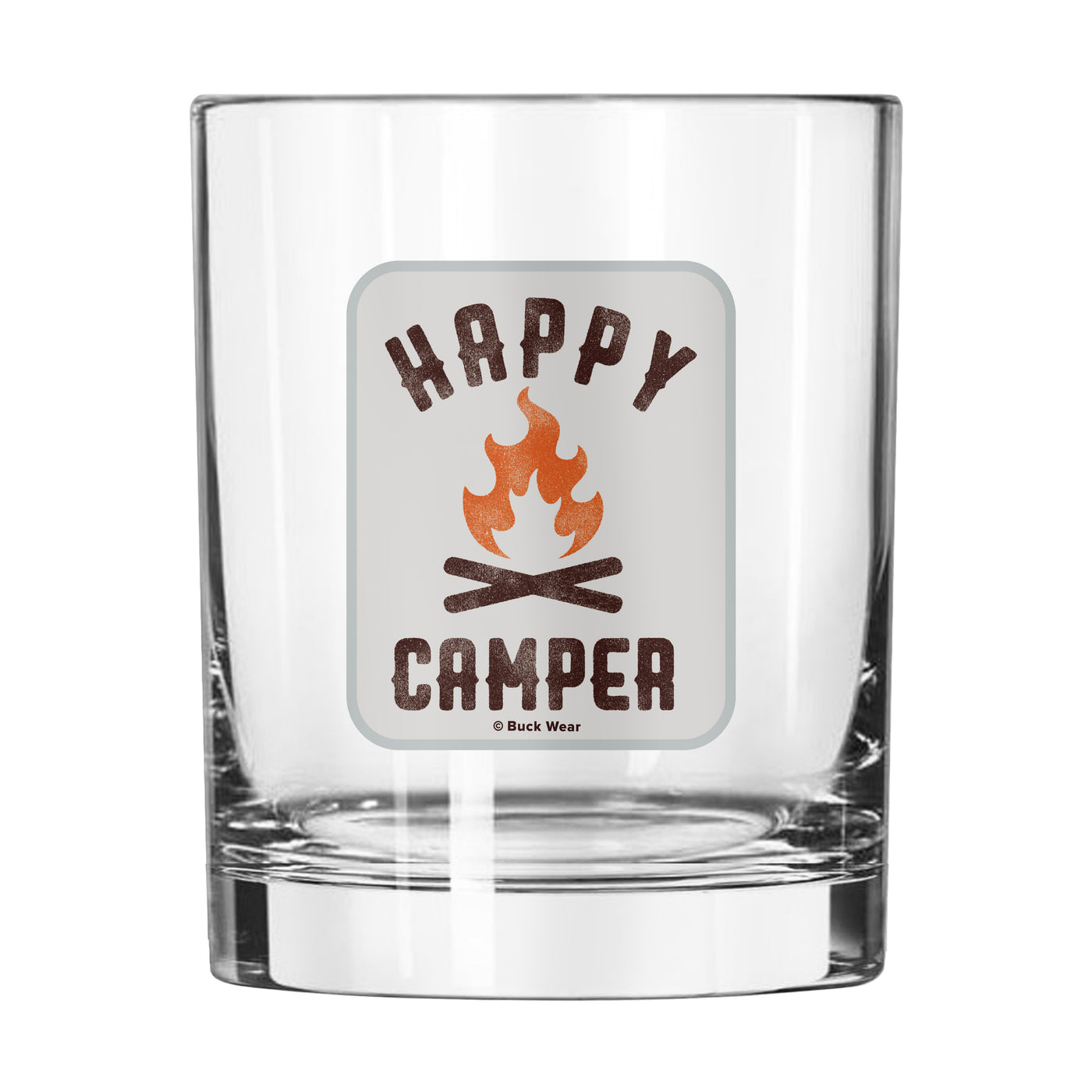 Happy Camper 14oz Rocks Glass