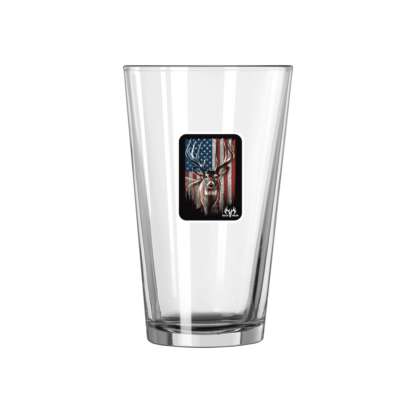 American Deer 16oz Pint Glass - Logo Brands