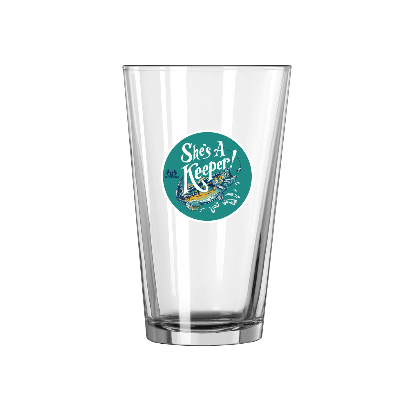 Shes A Keeper 16oz Pint Glass - Logo Brands
