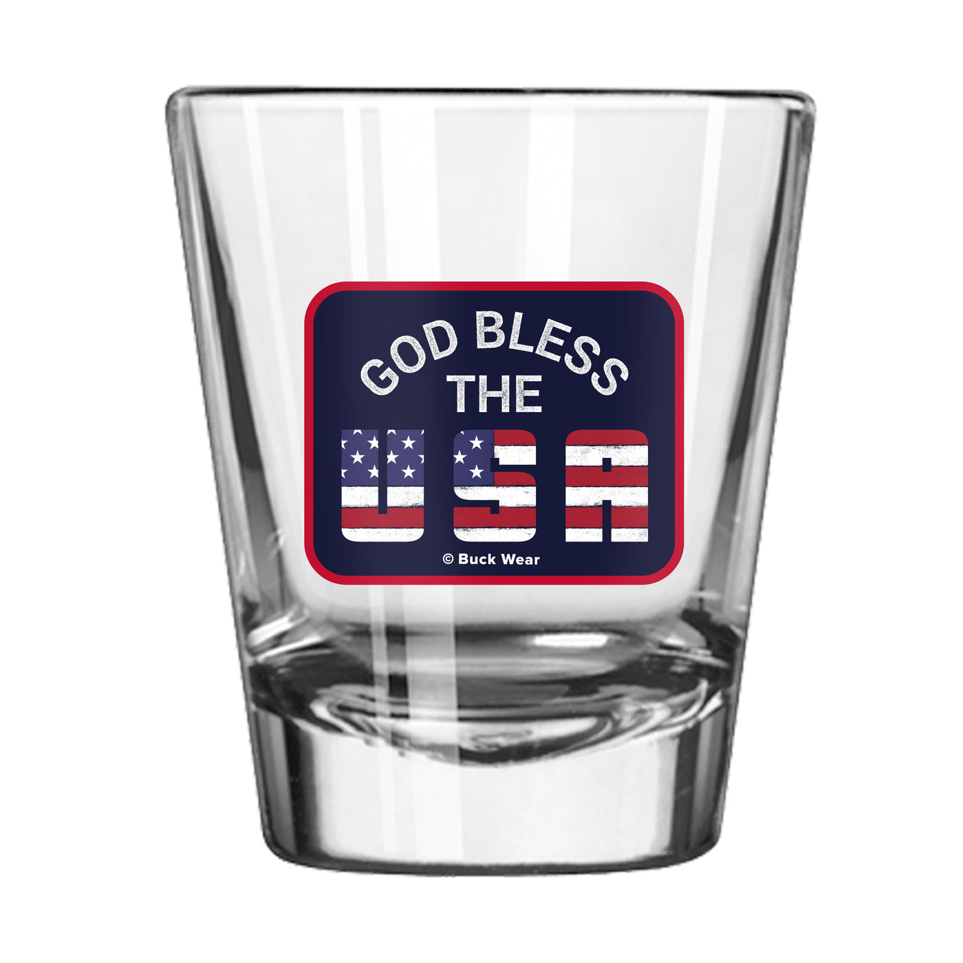 Bless The U.S. 2oz Shot Glass